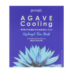 Акция на Гідрогелева охолоджувальна маска для обличчя Petitfee & Koelf Agave Cooling Hydrogel Face Mask, 5 шт от Eva