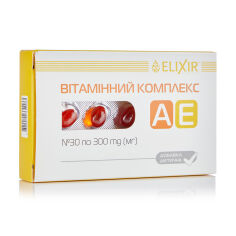 Акция на Вітамінний комплекс А Е Еліксір Vitamin Complex A E, 30 капсул от Eva