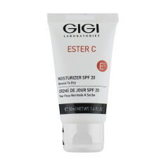 Акція на Денний зволожувальний крем Gigi Ester C Moisturizer Cream SPF 20 для нормальної та сухої шкіри обличчя, 50 мл від Eva