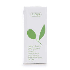 Акція на Крем для шкіри навколо очей Ziaja Natural Olive Eye Cream Інтенсивне живлення, оливковий, 15 мл від Eva