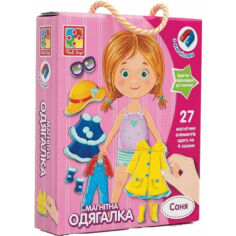 Акція на Настільна гра магнітна (5-7 років) Vladi Toys одягашка "Соня", укр. (VT3702-07) від Comfy UA