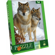 Акція на Пазли картонні (8 +) Danko-Toys "Grey Wolves 1000 ел. (C1000-11-08) від Comfy UA