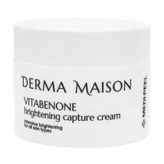 Акція на Вітаміний крем для вирівнювання тону шкіри Medi-Peel Derma Maison Vitabenone Brightening Capture Cream, 50 г від Eva