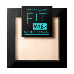 Акция на Матувальна компактна пудра для обличчя Maybelline New York Fit Me! Matte + Poreless 120 Classic Ivory, 9 г от Eva
