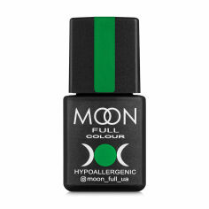 Акція на Гель-лак для нігтів Moon Full Fashion Color Hypoallergenic Gel Polish 244 зелений, 8 мл від Eva