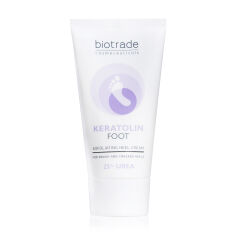 Акція на Відлущувальний крем для ніг Biotrade Keratolin Foot Exfoliating Heel Cream з сечовиною 25%, для пом'якшення стоп і п'ят, 50 мл від Eva