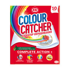 Акція на Кольоропоглинальні серветки K2r Colour Catcher, 10 шт від Eva