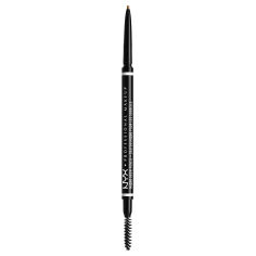 Акція на Олівець для брів NYX Professional Makeup Micro Brow Pencil зі щіточкою, 02 Blonde, 0.09 г від Eva