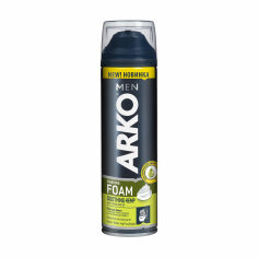 Акция на Піна для гоління заспокійлива ARKO Men Shaving Foam Soothing Hemp з олією насіння коноплі, 200 мл от Eva