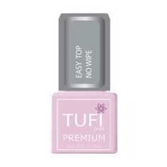 Акция на Самовирівнювальний топ для гель-лаку Tufi Profi Premium Easy Top без липкого шару, 8 мл от Eva