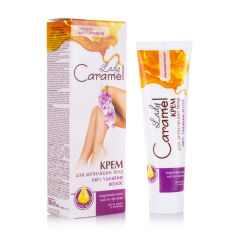 Акція на Крем для депіляції Caramel Lady 100% видалення волосся, 100 мл від Eva