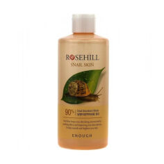 Акція на Багатофункціональний тонер для обличчя Enough Rosehill Snail Skin 90% з муцином равлика, 300 мл від Eva