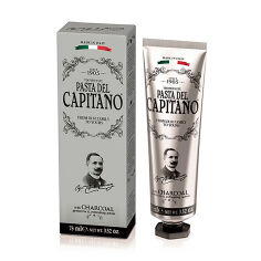 Акція на Зубна паста Pasta del Capitano Charcoal 1905 з деревним вугіллям, 75 мл від Eva