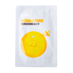 Акція на Тонізувальна тканинна маска для обличчя Medi-Peel Vitamin Bomb Refreshing Mas, 25 мл від Eva