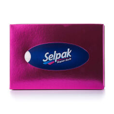 Акция на Косметичні серветки Selpak 3-шарові, міні-коробка, 70 шт от Eva