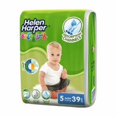 Акція на Підгузки Helen Harper Soft&Dry Junior, розмір 5 (11-16 кг), 39 шт від Eva