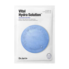 Акція на Зволожувальна тканинна маска для обличчя Dr.Jart + Vital Hydra Solution Капсули краси, 30 г від Eva