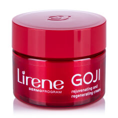Акція на Омолоджувальний регенерувальний крем для обличчя Lirene Superfood For Skin з ягодами годжі, 50 мл від Eva