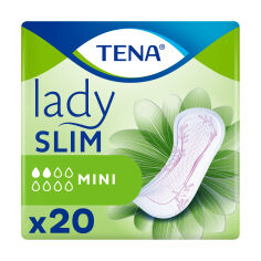 Акція на Урологічні прокладки жіночі TENA Lady Slim Mini, 20 шт від Eva