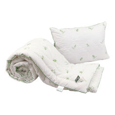 Акция на Набор Bamboo Style зимнее одеяло и подушка Руно 140х205 см + подушка 50х70 см от Podushka