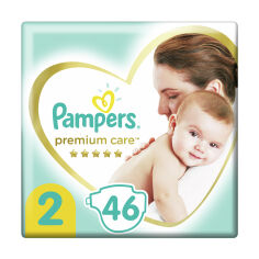 Акція на Підгузки Pampers Premium Care розмір 2 (4-8 кг), 46 шт від Eva