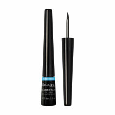 Акция на Водостійка підводка для очей Rimmel Exaggerate Eye Liner Чорна, 2.5 мл от Eva