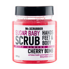 Акція на Цукровий скраб для тіла Mr.Scrubber Sugar baby Cherry Bomb, 300 г від Eva