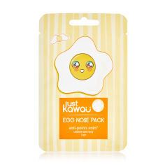 Акція на Смужки для носа Just Kawaii Egg Nose Pack Anti-points noirs, 3 шт від Eva