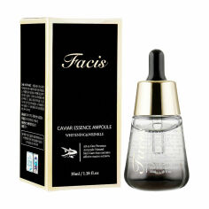 Акція на Сироватка для обличчя Facis Caviar Essence Ampoule з екстрактом ікри, 35 мл від Eva
