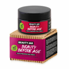 Акція на Антивіковий крем для обличчя Beauty Jar Beauty Before Age Youth Preserve Face Cream проти перших ознак старіння, 60 мл від Eva