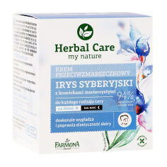 Акція на Крем для обличчя Farmona Herbal Care Siberian Iris Cream Квітка сибірського іриса, проти зморшок, 50 мл від Eva