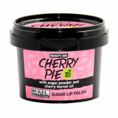 Акція на Пом'якшувальний цукровий скраб для губ Beauty Jar Cherry Pie Sugar Lip Polish Вишневий пиріг, 120 г від Eva