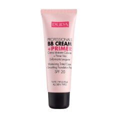 Акция на Зволожувальний BB-крем Pupa Professionals BB Cream + Primer SPF 20, 002 Sand, 50 мл от Eva