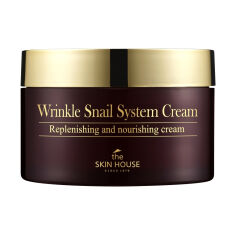 Акция на Антивіковий крем для обличчя The Skin House Wrinkle Snail System Cream на основі равликів, 100 мл от Eva