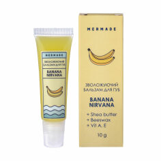 Акция на Зволожувальний бальзам для губ Mermade Banana Nirvana, 10 мл от Eva