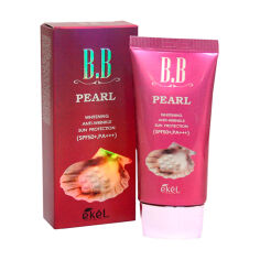 Акція на ВВ-крем для обличчя Ekel Pearl BB Cream SPF 50+/PA+++ з екстрактом перлини, 50 мл від Eva