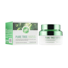Акция на Заспокійливий крем для обличчя Enough Pure Tree Balancing Pro Calming Cream з екстрактом чайного дерева, 50 мл от Eva