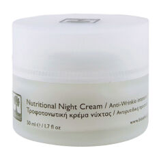 Акція на Нічний живильний крем для обличчя BIOselect Nutritional Night Cream проти зморшок, 50 мл від Eva