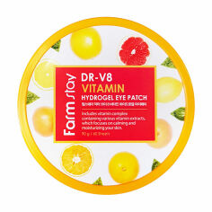 Акция на Вітамінні патчі для шкіри навколо очей FarmStay DR-V8 Vitamin Hydrogel Eye Patch, 90 г от Eva