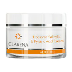 Акція на Крем для обличчя Clarena Liposome Pyruvic Acid Salicylic & Cream з саліциловою та піровиноградною кислотами, 50 мл від Eva
