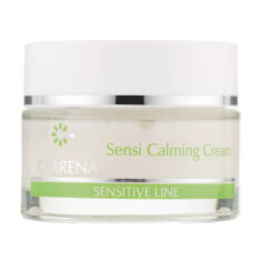 Акція на Заспокійливий та захисний крем для обличчя Clarena Sensitive Line Sensi Calming Cream для куперозної шкіри, 50 мл від Eva