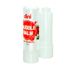 Акція на Гігієнічна помада для губ Dini Bubble Balm SPF 15 Milk Strawberry, 4.5 г від Eva