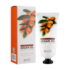 Акция на Крем для рук Jigott Real Moisture Argan Oil Hand Cream з аргановою олією, 100 мл от Eva