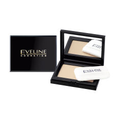 Акция на Пудра компактна Eveline Cosmetics Beaty Line із дзеркалом, 11 Ivory, 9 г от Eva