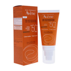 Акція на Сонцезахисний тональний крем Avene Solaires Haute Protection Tinted Creme SPF 50+ для чутливої шкіри, 50 мл від Eva