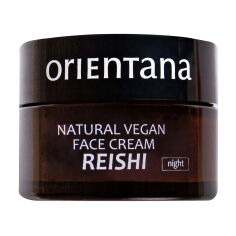 Акція на Нічний крем для обличчя Orientana Reishi Natural Vegan Night Cream, 50 мл від Eva