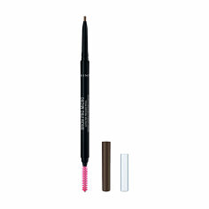 Акция на Олівець для брів Rimmel Brow Pro Microdefiner Eyebrow Pencil 002 Soft Brown, 0.09 г от Eva