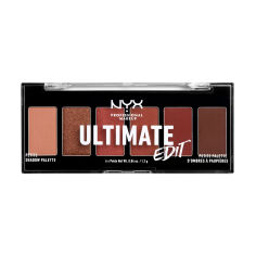 Акція на Палетка тіней NYX Professional Makeup Ultimate Edit Petite Shadow Palette, 01 Warm Neutrals, 7.2 г від Eva