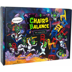 Акція на Настільна гра розважальна (5-7 років) Strateg Chairs Balance стільчики укр (30408) від Comfy UA
