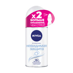 Акция на Кульковий дезодорант-антиперспірант NIVEA Pure Invisible Невидимий захист, жіночий, 50 мл от Eva